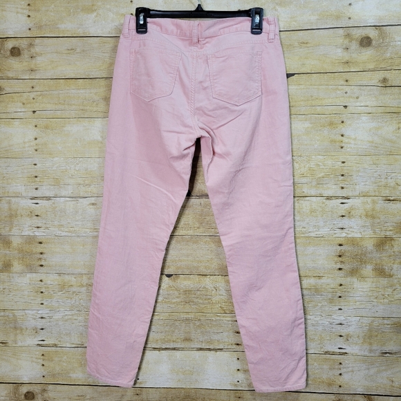 J. Crew Stretch Light Pink Corduroy Straight Leg - Picture 3 of 6